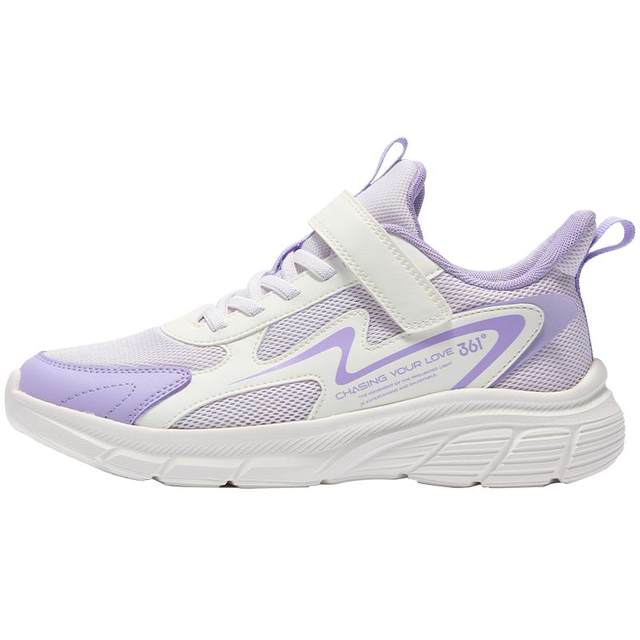 361 degree girls' sports shoes with mesh breathable soft sole