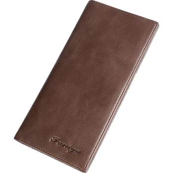 New genuine leather brand integrated men's wallet