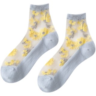 Женские летние чулки со льдом, короткие и тонкие.