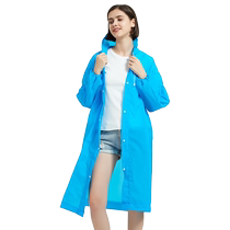 Raincoat long full-body anti-storm rain adult transparent thickened outer wear mens and womens mountaineering portable disposable poncho