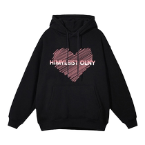 Maternity clothing autumn and winter bag collar pure cotton sweatshirt suit 2024 new hooded top leggings loose large size autumn clothing