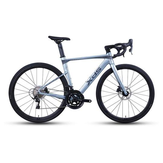 喜德盛2025款AD300公路自行车20速油压碟刹铝合金车架竞技赛车