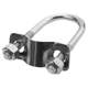 Free shipping, parallel and side by side, fixed buttons u-shaped clips