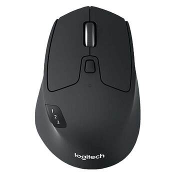 Logitech m720 wireless mouse bluetooth office business dual mode multi-device switching unified laptop portable