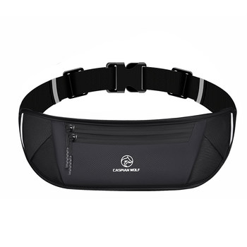 Caspian wolf running waist bag for men and women anti-sweat sports mobile phone waist bag marathon fitness belt mobile phone bag