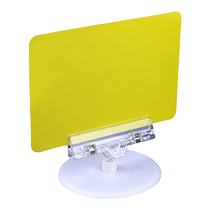 Desktop note holder vertical simple cute message holder photo card business card holder photo postcard holder calendar hotel dining table transparent small board holder ins style creative retro decorative ornaments