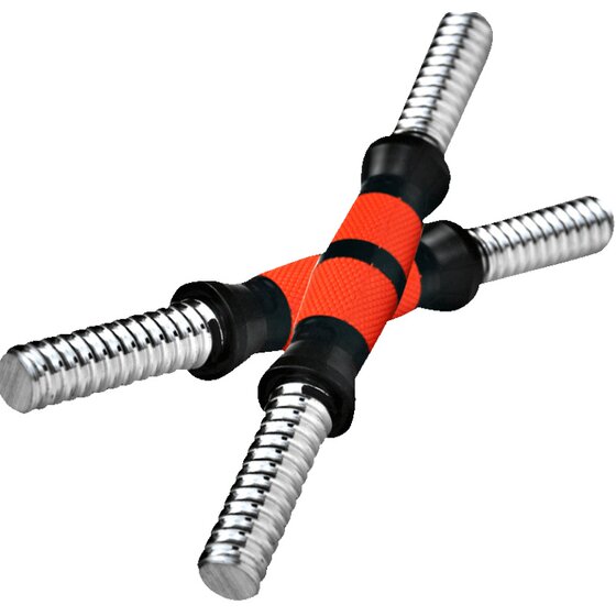 Dumbbell bar electroplated small hole universal nut dumbbell bar