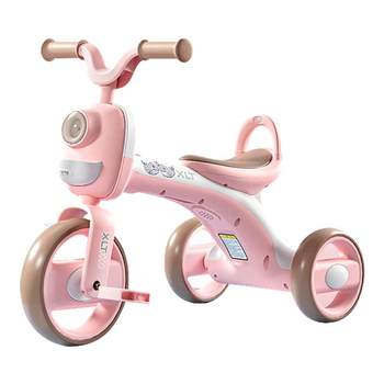 Children's tricycle 1 to 3 years old 2 pedal baby 4