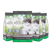 (Self-operated) Miaojieke cat litter imported from the United States ore sand antibacterial deodorizing low dust bentonite cat litter 25 pounds * 4