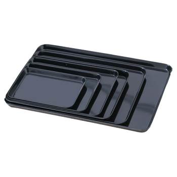 Cup and dish melamine rectangular solid color large size