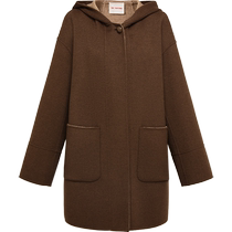 EP Yaying Blue Label Series) Merino Wool Mohair Button Wool Jacket Women 2024 Winter New 1512A