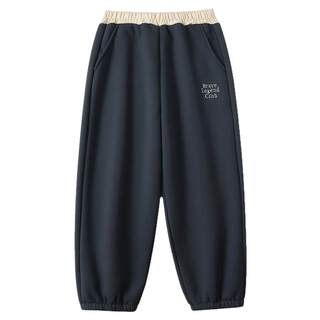 海妈家童装2025冬新款男童加绒儿童卫裤子洋气韩版运动裤宽松百搭