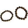 3MM Green Qinnan old material agarwood ring ring DIY for women