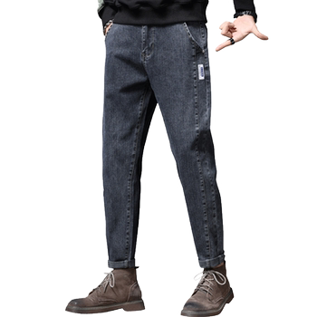 Romon men's fleece jeans 2025 new style