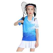 Childrens tennis clothing training clothing boys and girls table tennis badminton sportswear suit group purchase competition clothing customization