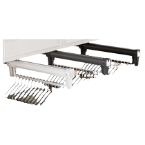 Multifunctional trouser rack wardrobe built-in top-mounted damping slide rail storage trouser pull-out trouser hanging track pull-out telescopic clothes hanger