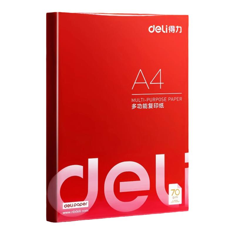 Deli a4 printing paper affordable copy paper printer a4 paper white paper 70g single pack 100 sheets A4 paper printing paper office one pack 100 sheets 70g office supplies draft paper supplies