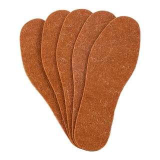 Thick wool felt warm non-slip washable insole