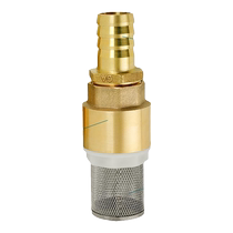 Baizhan oil pipe filter bottom valve diesel self-priming fish tank water pump check valve 6 minutes 1 inch all copper one-way check valve