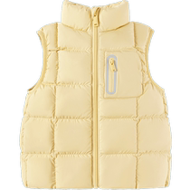 Balabala childrens clothing childrens vest boys and girls down jacket winter fashionable childrens coat trendy