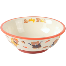 Kawashimaya cute ceramic ramen bowl home 2024 new cartoon high-value tableware large bowl instant noodle bowl soup bowl