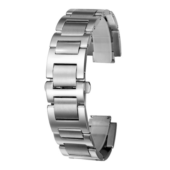 Jiyou адаптируется к часам Cartier Blue Balloon со стальным ремешком для мужчин и женщин, оригинальный стальной ремешок из твердой нержавеющей стали, складная пряжка