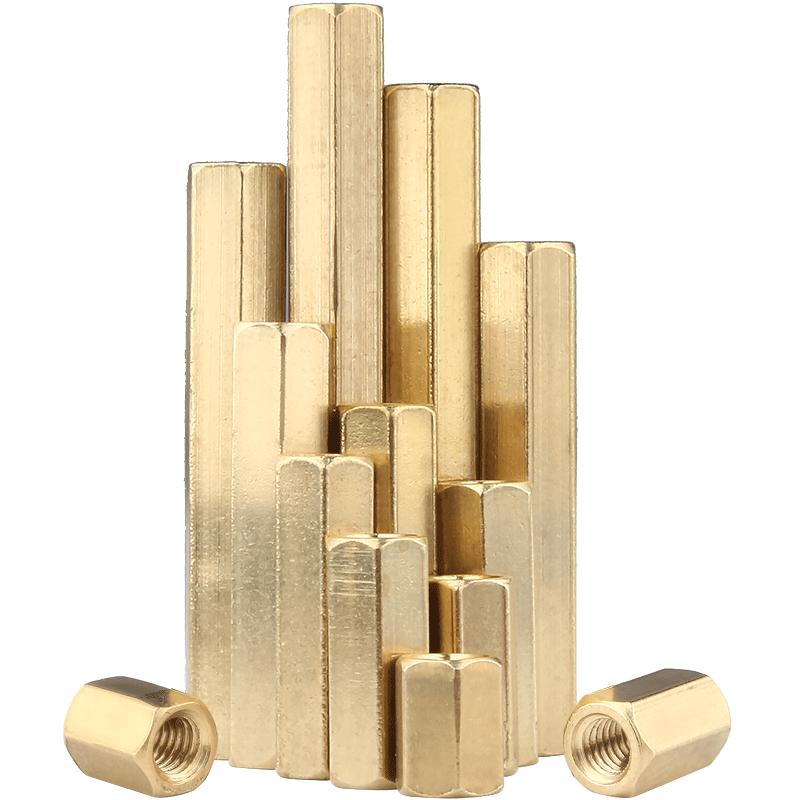 Special invoice copper column brass isolation column double-way stud