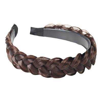 Twist braid wig headband female summer fishbone braid braided headband braided hairpin net celebrity 2022 new hair accessories