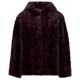 NAERSI mink fur hooded coat elegant velvet cut ripple 2025 winter new style for women