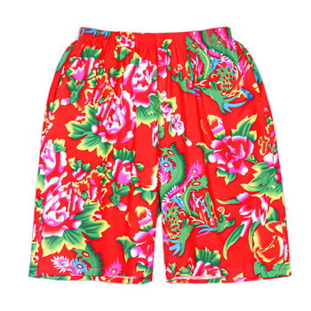 ຜ້າຝ້າຍ floral ກາງ rise ແລະ fabric floral ໄຫມ