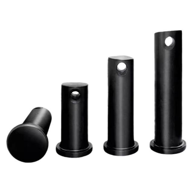 GB882 black pin flat head with hole pin