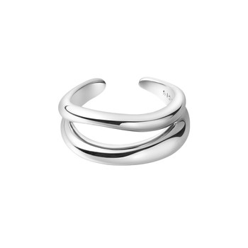 Streaming double-layer ring adjustable