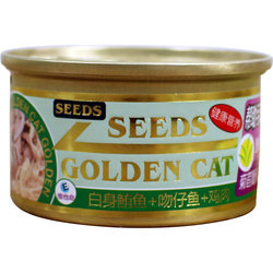 ໄຕ້ຫວັນ Xishi Gold Canned Tuna Series Cat Canned White Meat Cat Canned Cat Wet Food Snacks Small Gold Cans 80gx24 Cans