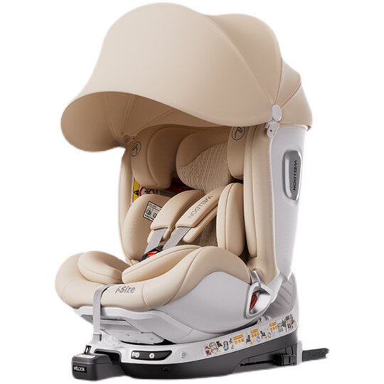 welldon惠尔顿智转2PRO+0-7岁智能通风儿童安全座椅婴儿车载