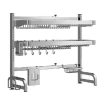 SF Kabe 304 stainless steel kitchen sink rack bowl rack for dishes drain rack dish storage