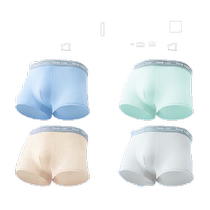Youkesiu boys underwear ice silk thin boxer briefs summer boxer briefs for middle-aged and older boys development period teenagers