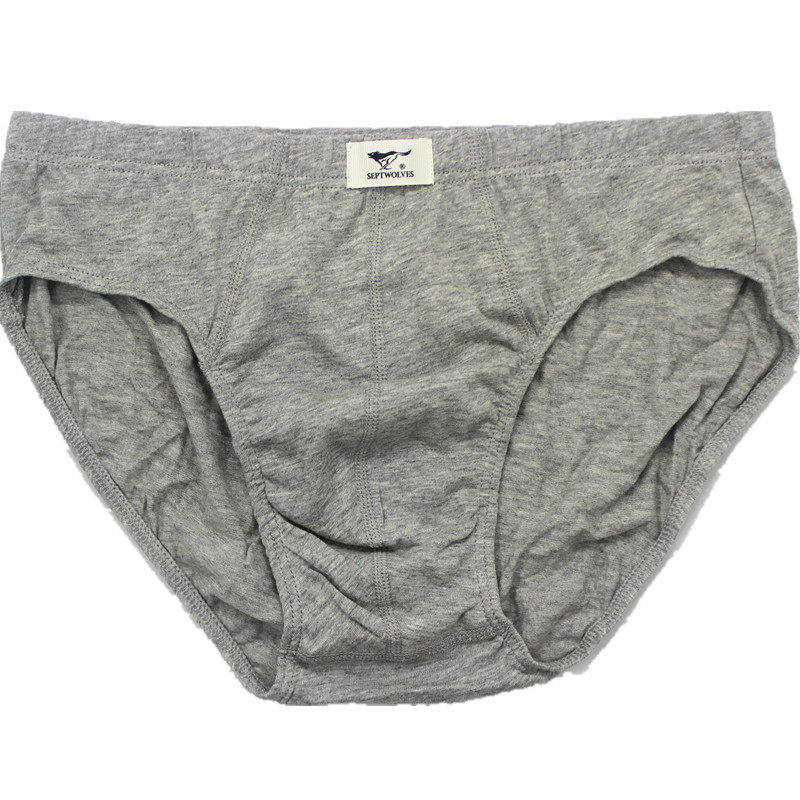 Seven Wolves men's underwear pure cotton mid-waist breathable