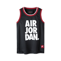 (Self-operated) JORDAN childrens summer sleeveless sports vest Nike boys quick-drying cool basketball uniform top