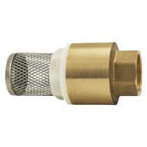 Full copper belt filter bottom valve gas pump intubation one-way valve 6 points bottom well self-priming pump check valve 1 inch check valve