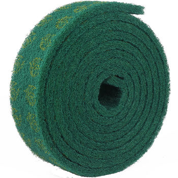 Thickened emery industrial scouring pad roll brushed cleaning