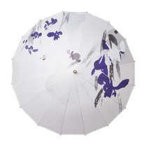 Jiaoxia Jiangnan straight handle folding umbrella Chinese style retro sun protection sunshade umbrella for women dual use UV protection