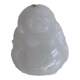 Burmese natural jade pendant A white small Buddha