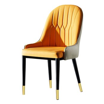 Cafe simple modern style sofa stool back chair