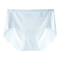 Catman Underwear Womens Ice Silk Seamless 2024 New Pure Cotton No-Pinch Summer Thin Girls Triangle Shorts