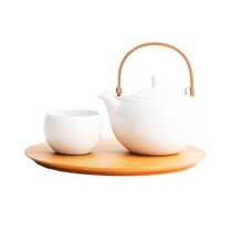 (Self-operated) Saliu ceramic teapot imported from Japan teapot teacup white porcelain tea set