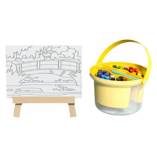 Meile's childhood gouache paint graffiti set is washable
