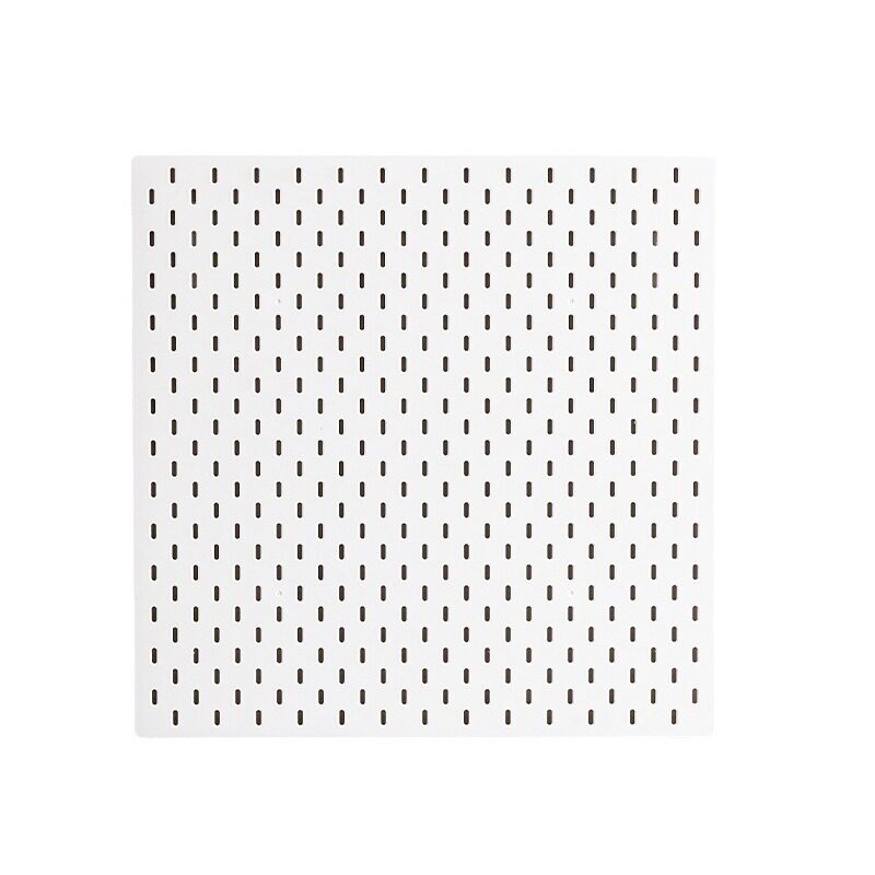 Extra-sized hole plate self-adhesive hole-free storage rack