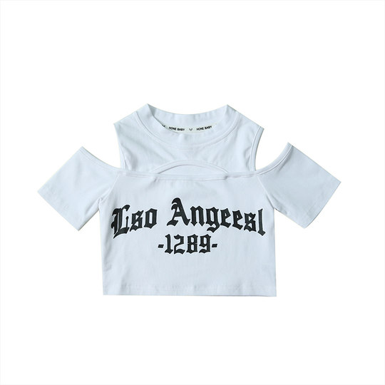 女团jazz两截牛仔套装女童潮流街舞表演服酷帅网红炸街街舞爵士舞