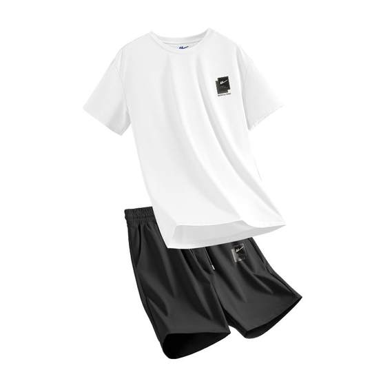 Pull back ice silk suit for men outdoor sports quick drying