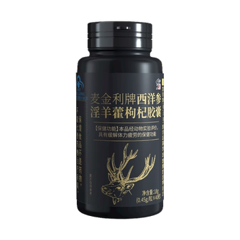 Correction of american ginseng, epimedium and wolfberry capsules